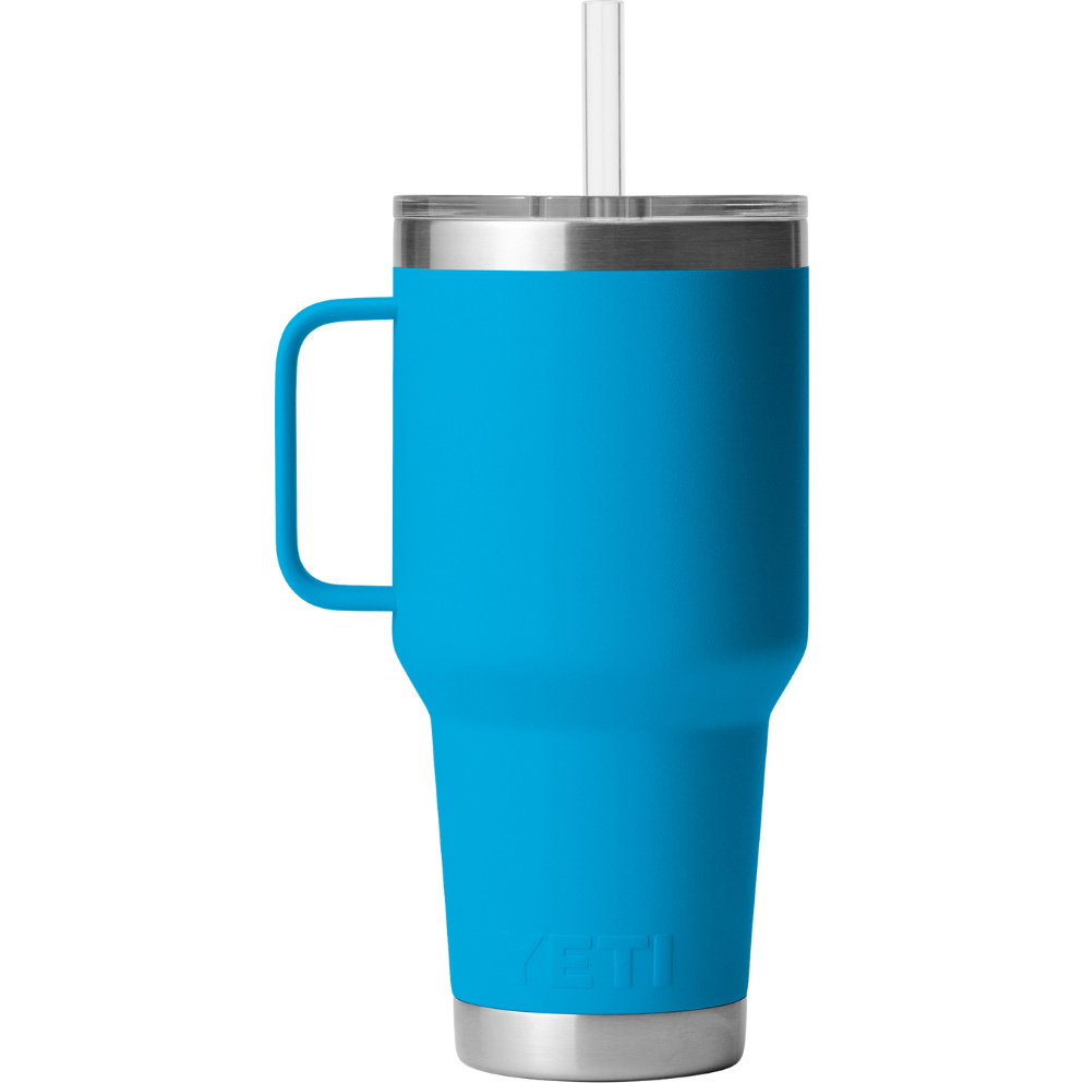 2026 YETI Rambler 35 Oz Straw Mug 70000002540 - Big Wave Blue